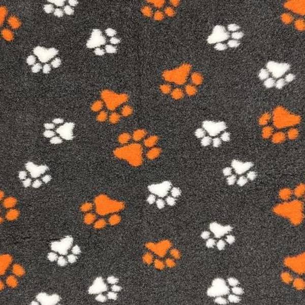 Hovedbilde Vetbed grå - store oransje og ...